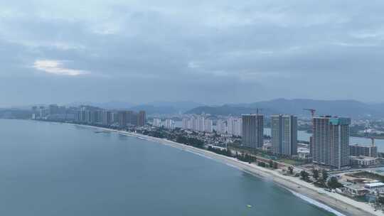 海岸线沿海城市建筑