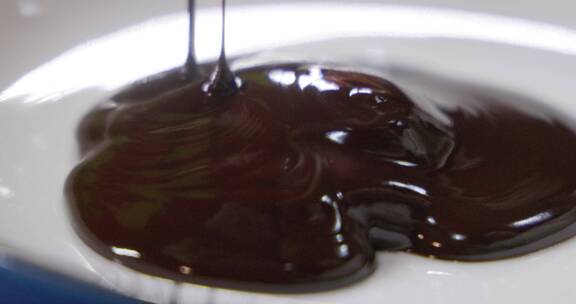 唯美液态丝滑巧克力酱 制作 4k甜食配料