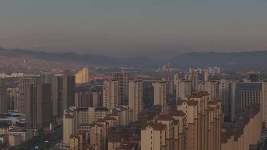 日出 朝阳 朝霞 霞光万丈 乐都