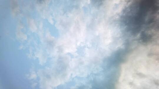 4K高清实拍天空云运动，云层飘动背景