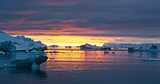北极格陵兰峡湾 冰海 北极探险高清在线视频素材下载