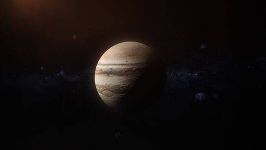 土星木星宇宙太空星球穿梭漫游星云