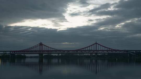 东莞东江大桥夜景延时