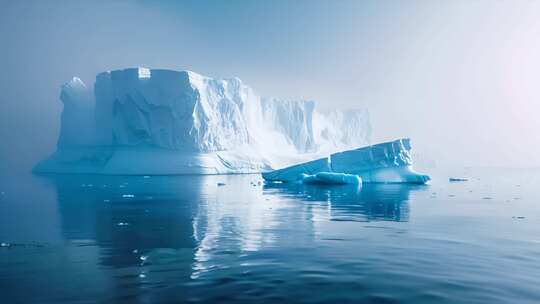 极地冰川雪原