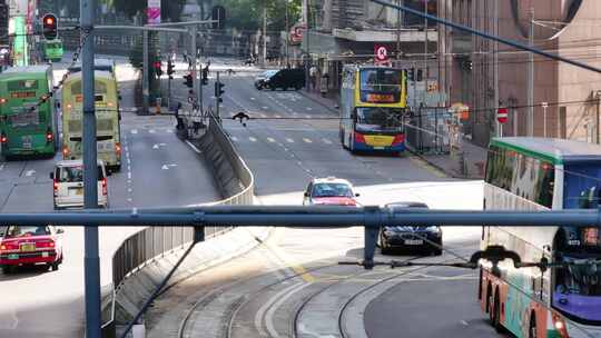 香港金钟道街景