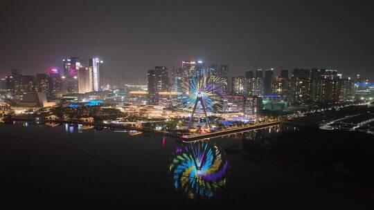 深圳欢乐港湾摩天轮夜景