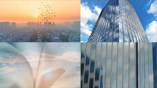 城市快节奏 快切 快剪 城市发展 人流车流