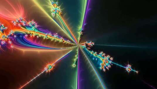 炫彩粒子光效动态背景素材