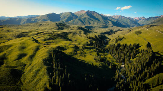 新疆伊犁草原航拍合集