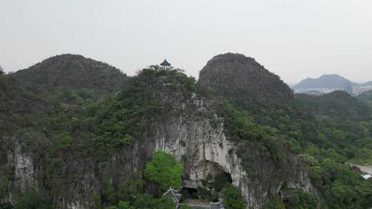 广西桂林七星景区4A景区航拍