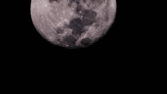 月亮超大月亮空镜