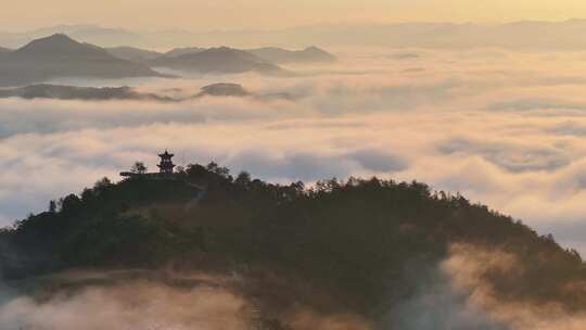 干净空镜广告唯美航拍大景城市山川