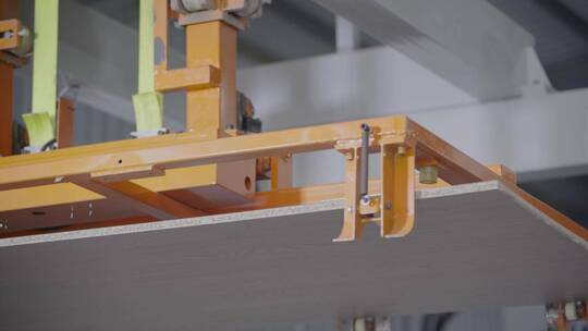 木板加工车间  流水线视频素材模板下载