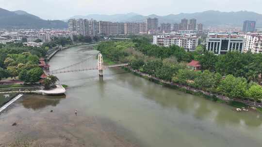 福建省漳州市南靖县中山桥航拍