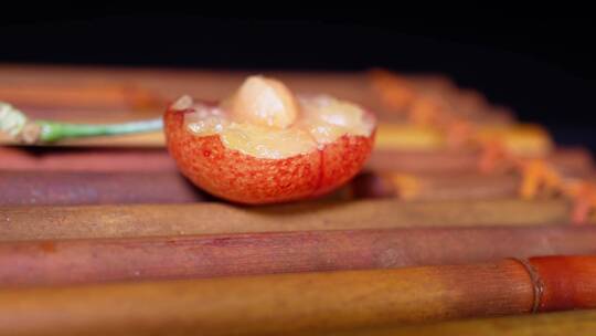 美食夏季樱桃车厘子水果视频素材模板下载