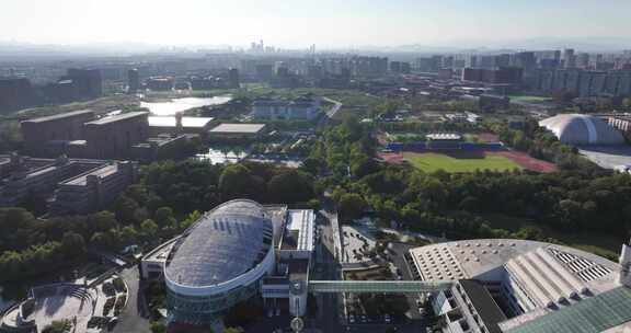 浙江大学紫金港校区航拍