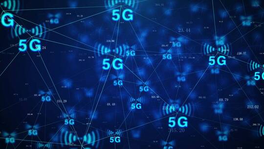 5g 网络信号覆盖视频素材模板下载