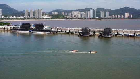 珠海香洲港客运站航拍