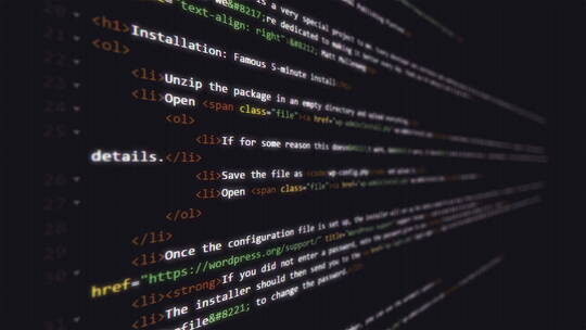 代码 程序 计算机 编程 字符视频素材模板下载