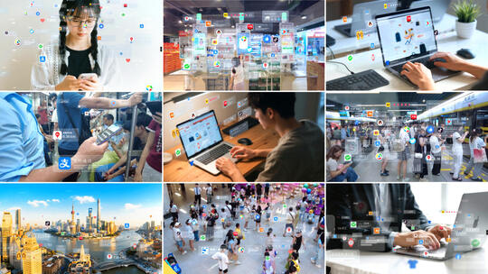 科技生活数字生活互联网科技城市数据时代高清在线视频素材下载