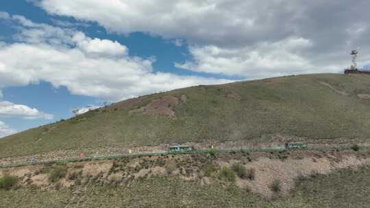 呼伦贝尔卡鲁奔山景区风光