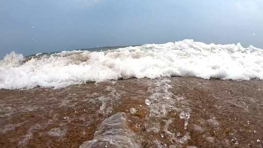 海洋巨浪海浪翻滚浪花波涛汹涌多镜头