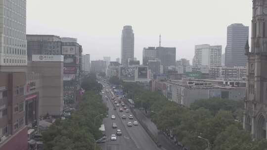 宁波天一广场城市日常马路街区建筑物