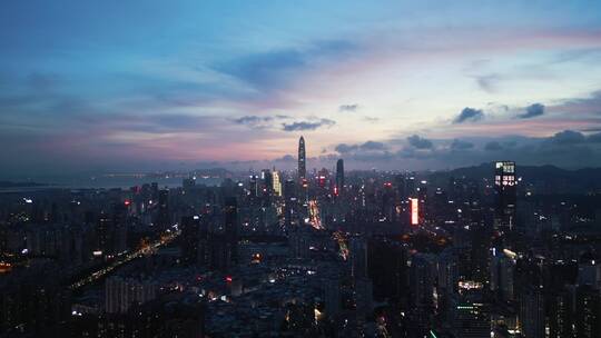 深圳繁华夜景