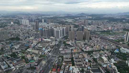 深圳龙岗平湖街道城市航拍