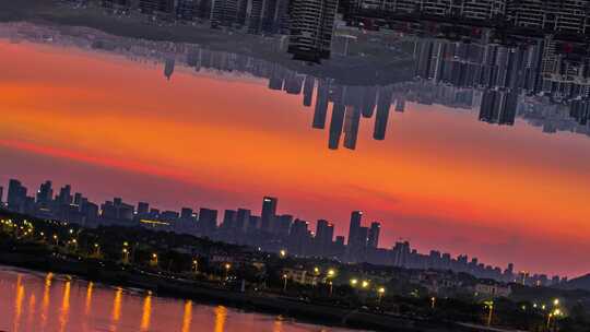 南宁城市镜像效果空镜合辑