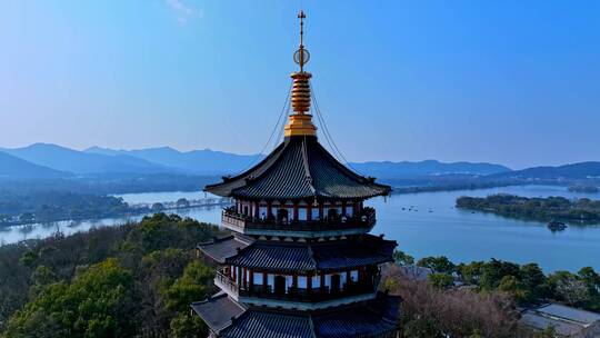 杭州西湖景区雷锋塔