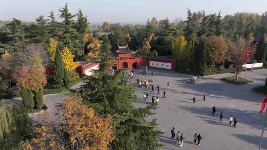 航拍洛阳白马寺