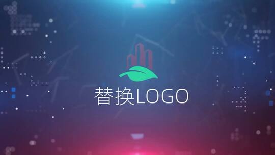 三色粒子光束碰撞logo