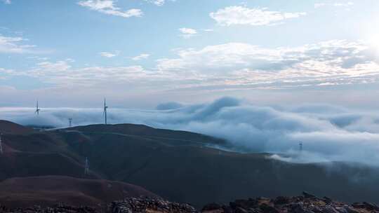 云南巧家赖石山云海25帧