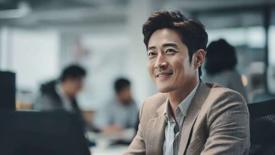 商务合作商务人士商务签约商务握手商务办公