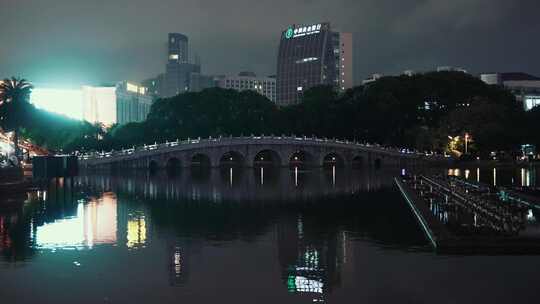 台州CBD夜景视频素材模板下载