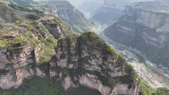 4K航拍​河南安阳林州太行大峡谷