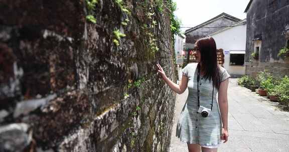 女性 亚洲女性 拍摄 记录 旅行 游玩