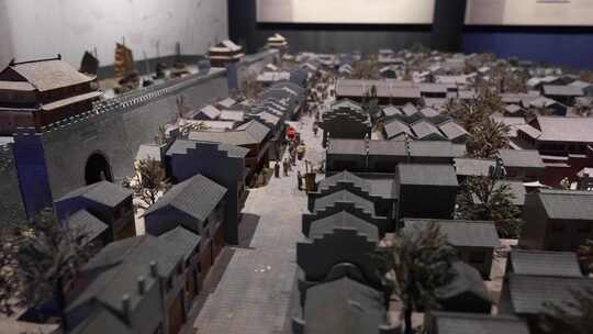 古代长沙城面貌模型