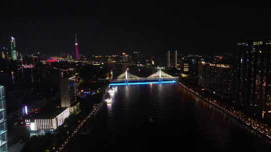 广州海印大桥航拍