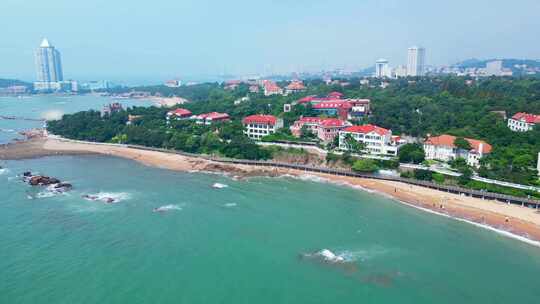 青岛海滨城市风光航拍【4K60】