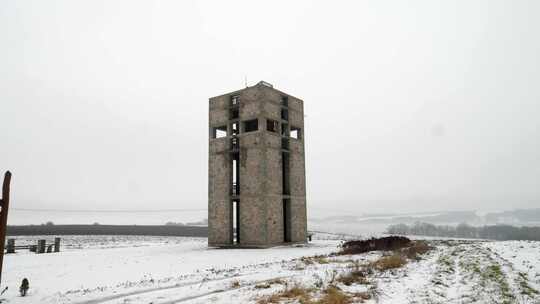 斯洛伐克Ceresenka瞭望塔的景色视频素材模板下载