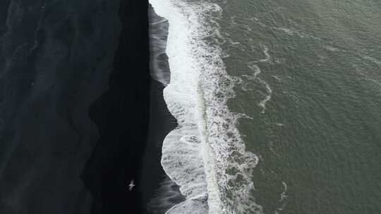 斯托克尼斯海滩，冰岛，海洋，海浪