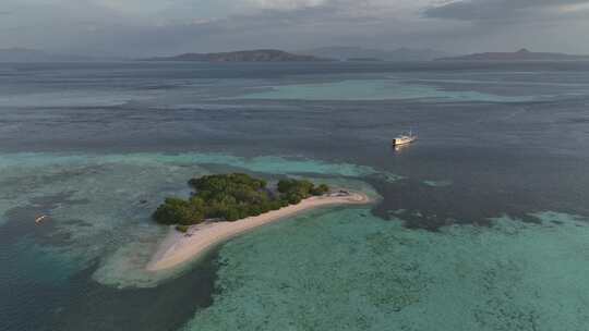 原创HDR印尼印度洋热带岛屿航拍自然风光视频素材模板下载