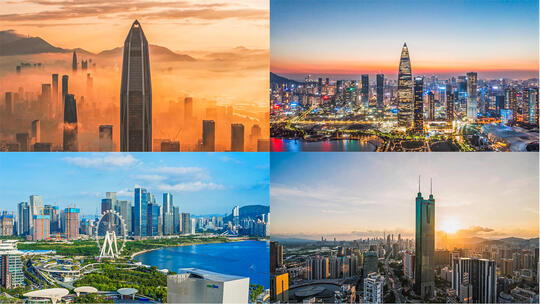 【4k合集】深圳航拍延时合集