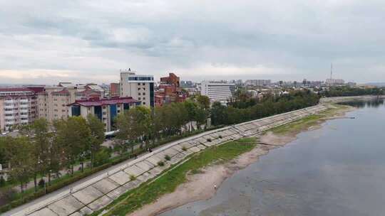 俄罗斯伊尔库兹克航拍高清
