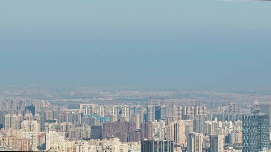 上海银行大厦航拍空镜