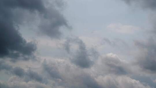 多云天气雨后天空阴天乌云延时云层天气变化