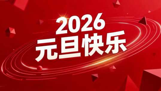 2026元旦快乐动态素材