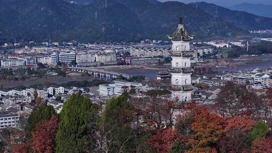 台州临海台州府城巾山塔群